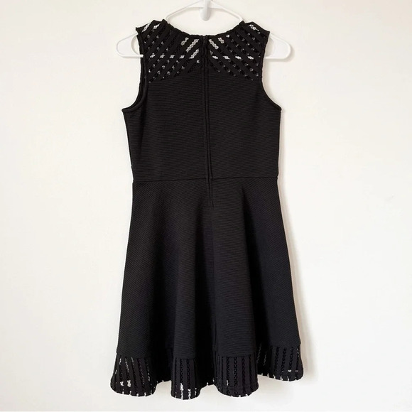 Zunie Girls Black Cut Out Fit and Flare Sleeveless Dress 16 - Picture 5 of 10